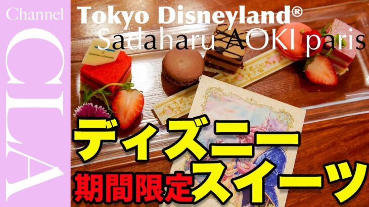 最新のディズニーランドで絶品スイーツ！Sadaharu AOKI Paris コラボスイーツを全て食べるまで帰れま10 / A waking tour in Tokyo Disneyland.