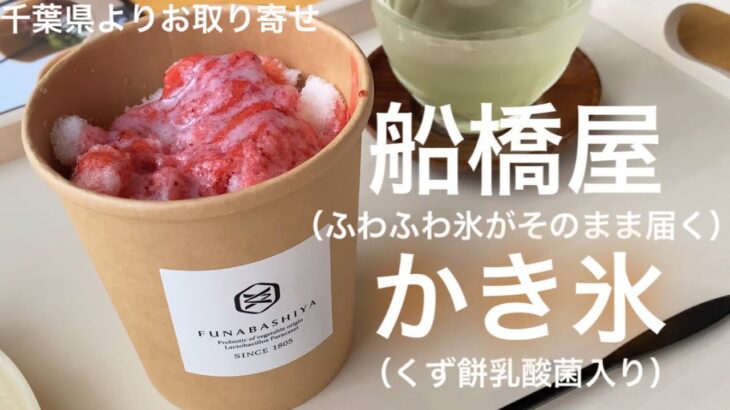 【お取り寄せスイーツ】家にふわふわ氷がそのまま届く時代。老舗甘味屋のかき氷を並ばず家で食べれる画期的な技術に大感動（体にも優しいなんて聞いてない）【船橋屋】（字幕/音声）