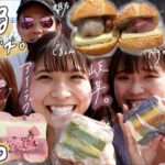 桜と抹茶の憧れの絶品サンドゆるゆる食べてみた📍パンドゥソレイユ、岐阜県