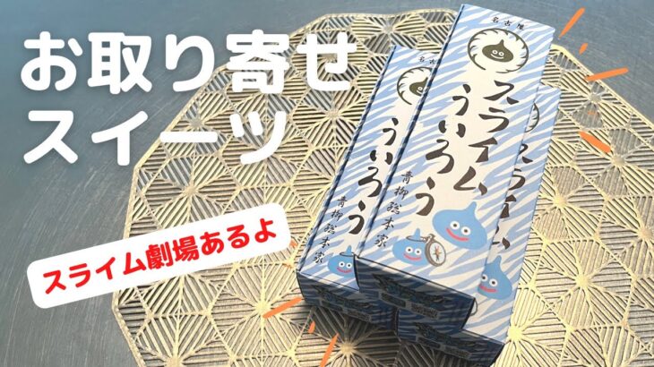 【お取り寄せスイーツ】スライムういろう／勝手にスライム劇場／名古屋青柳総本家ういろう