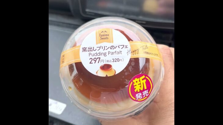 コンビニで買ったスイーツ紹介動画