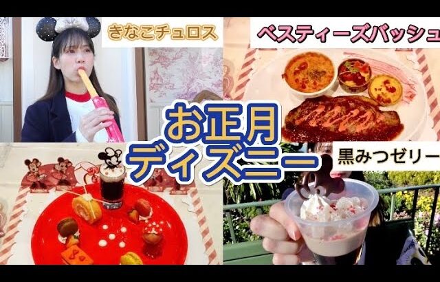 【あけおめ】元日からディズニー行って期間限定フードやスイーツ食べまくった幸せな1日