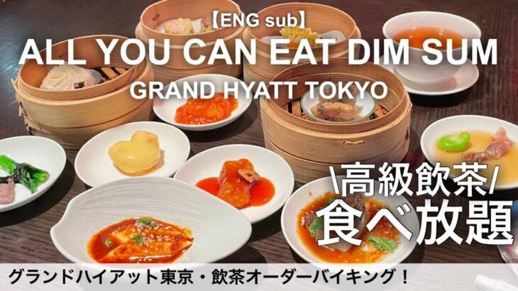 食べ放題！高級飲茶24品全制覇！中華オーダーバイキング・グランドハイアット東京のランチビュッフェでまさかの大食い⁉︎【高級ホテル・ラグジュアリーホテル】2023年4月