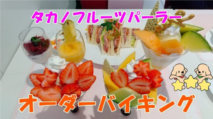 【スイーツ食べ放題】タカノフルーツパーラー🍓🍈であこがれのパフェを食べ尽くす幸せ✨