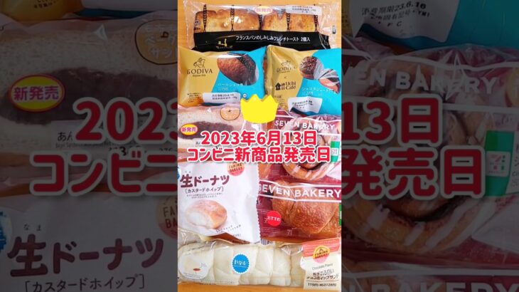 6/13本日発売！コンビニスイーツ新商品！ #shorts