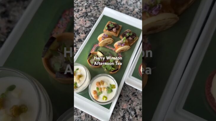 期間限定ハリーウィンストンのアフタヌーンティーがパークハイアット東京で☕️ #アフタヌーンティー #パークハイアット#ホテル #スイーツ