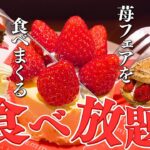 【不二家食べ放題】苺フェアで思う存分苺ケーキを堪能♪旬のイチゴはケーキで味わうのが最高だった【ケーキバイキング】