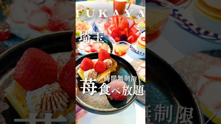 【埼玉】時間無制限🕑苺スイーツ食べ放題🍓平日限定＆期間限定で開催中！スイーツバー、サラダバー、フレッシュハーブティー飲み放題🌱 #深谷グルメ #深谷 #食べ放題 #埼玉グルメ #埼玉